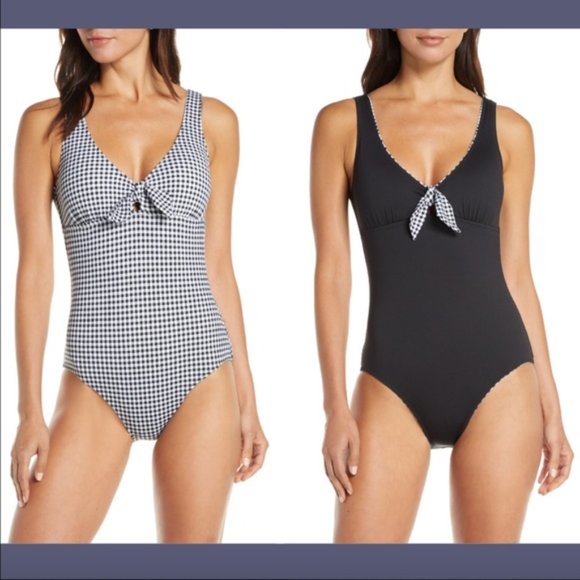 Tommy Bahama Other - TOMMY BAHAMA One Piece Swimsuit Sz 16 Gingham Reversible NWT